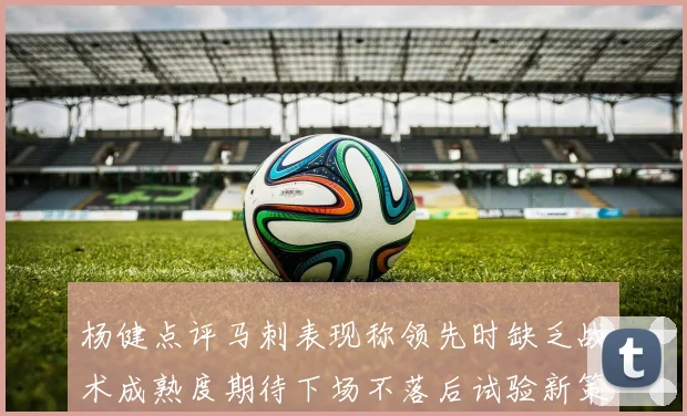 杨健点评马刺表现称领先时缺乏战术成熟度期待下场不落后试验新策略